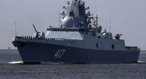  图为俄罗斯海军舰艇