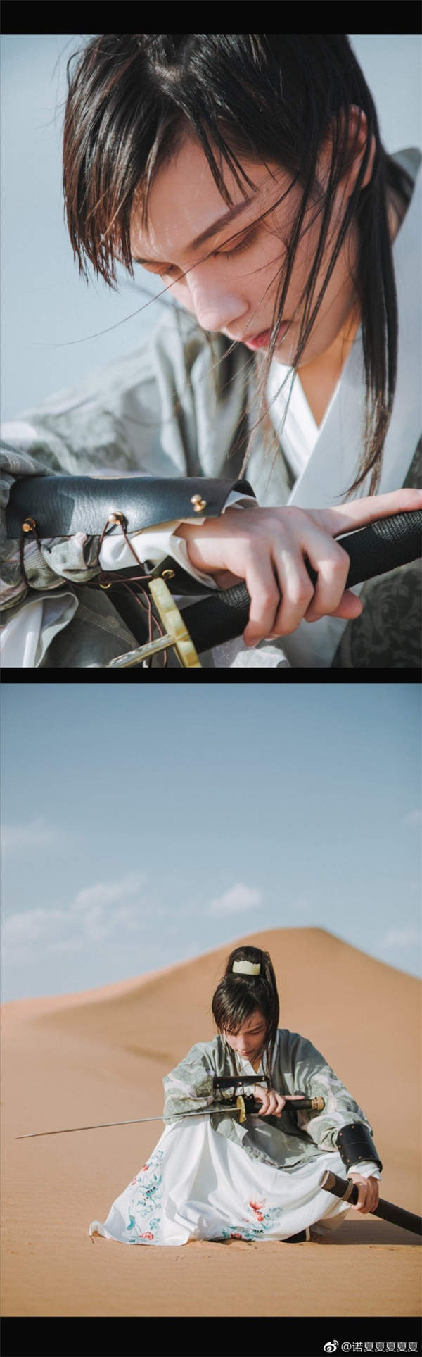 前lol职业选手诺夏最新cos照 古风美男仗剑走天涯