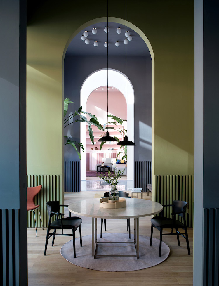 城市发现北欧家具fritzhansen首店落户西安以庙宇为灵感装点展厅