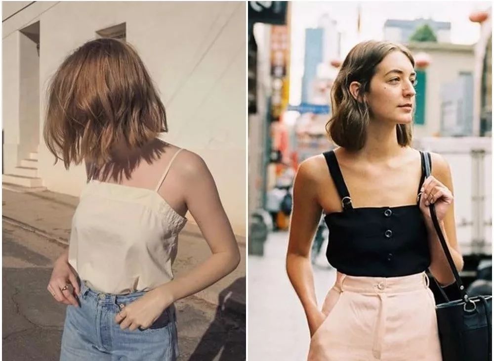 肩膀宽的女生,两条肩带不要靠太近就可以.