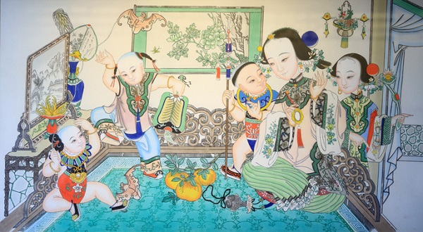 年画寻访④丨守住年味儿杨柳青就这样一代代传承