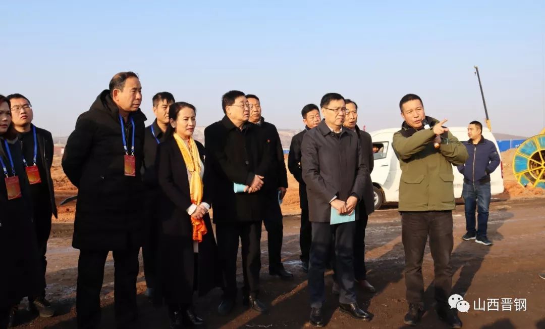 晋城市人大副主任尹红岩和驻市省人大代表到晋钢智造科技产业园调研