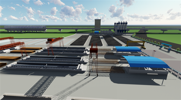 预制u梁梁场效果图(部分)南京至句容城际轨道交通工程起于马群站,终于