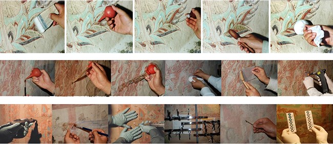 高窟壁画修复流程图
