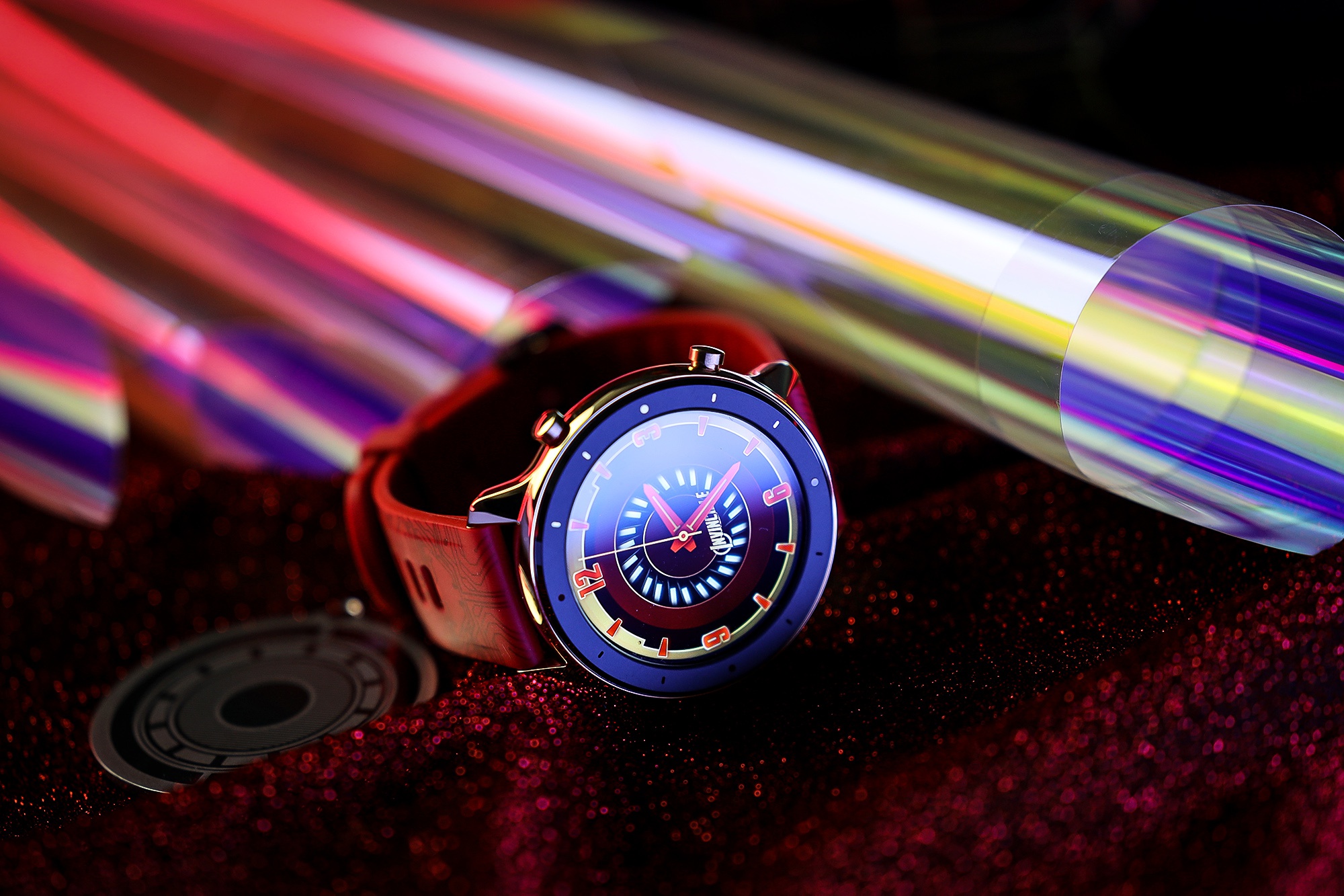专属定制配色与表盘 华米amazfit gtr 钢铁侠版图赏__财经头条