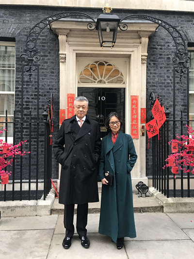 刘大使和夫人获邀参加招待会 图自中国驻英大使馆官网