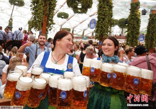 资料图：慕尼黑啤酒节。