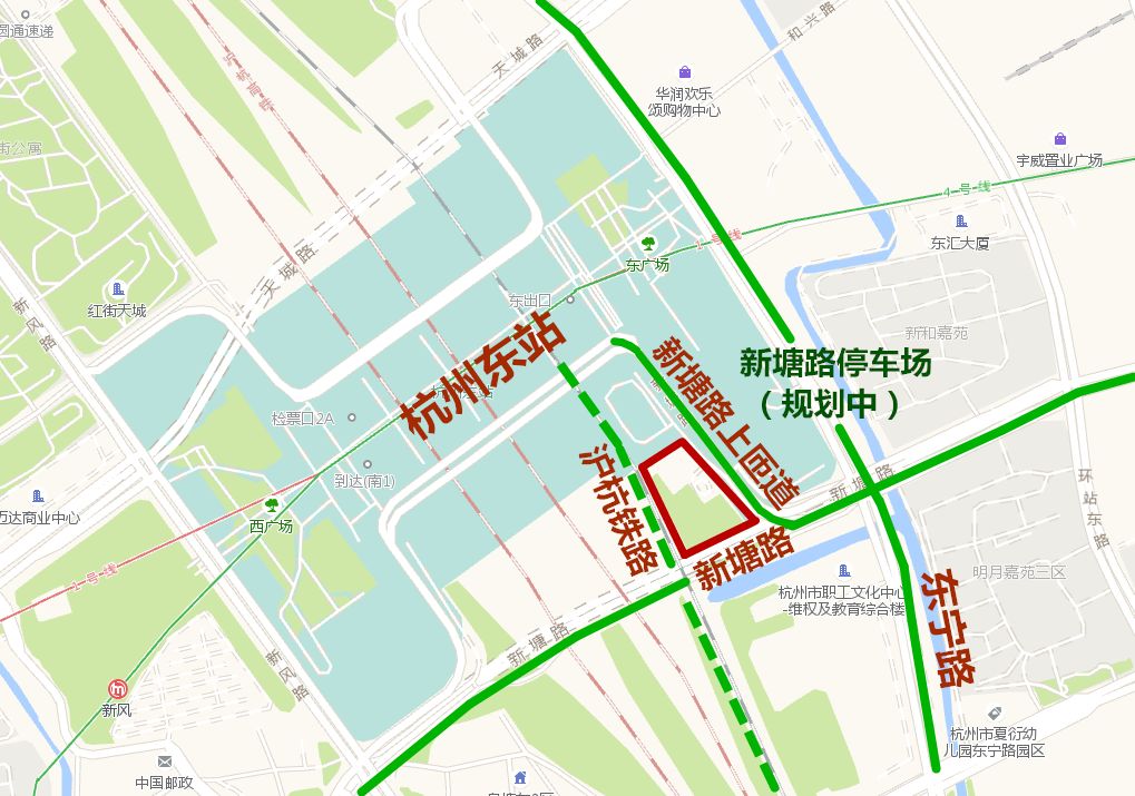 杭州东站p6停车场图解图片