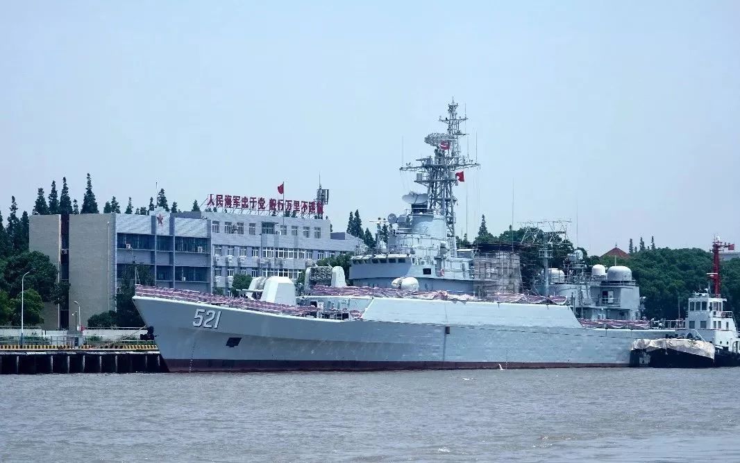 舷号521,嘉兴舰也准备出嫁了.