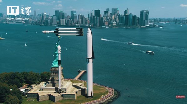 spacex的bfr火箭究竟有多大现实场景对比告诉你