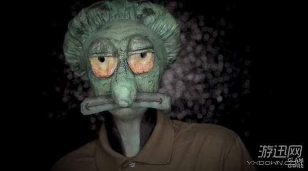 避孕套还能这么玩?美女竟用它cos《海绵宝宝》章鱼哥