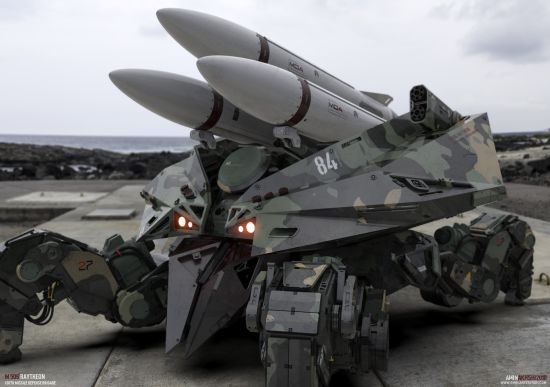 国外画师设计未来战争机器 巨型战蝎,双足炮台科幻感炸裂