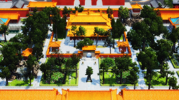 故宫开启vr节目观影周,看三维特效呈现的御花园