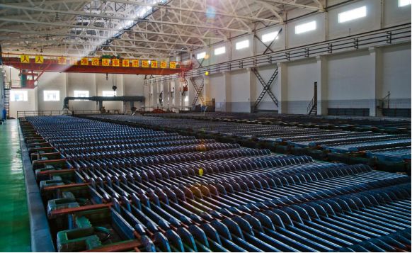 豫光电解铜生产车间