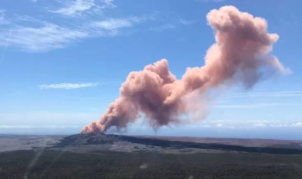 夏威夷火山喷发