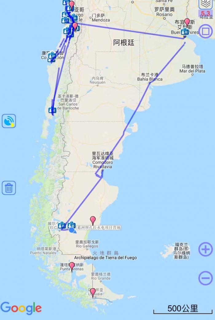 2019年2月2日阿根廷第1天世界最南端的孔拉水电站项目总投资53亿美元