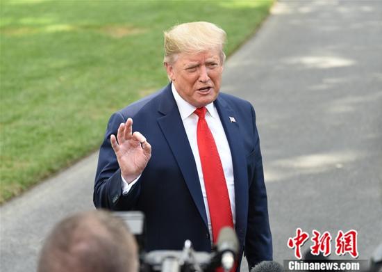 美国总统特朗普。中新社记者 陈孟统 摄