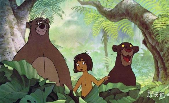 故事讲述了一个名叫"毛克利(mowgi)"的人类小孩被印度丛林中的一个