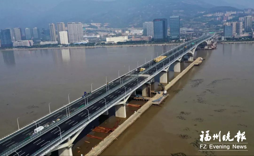 福州又一跨闽江大桥即将通车马尾往三江口只需5分钟