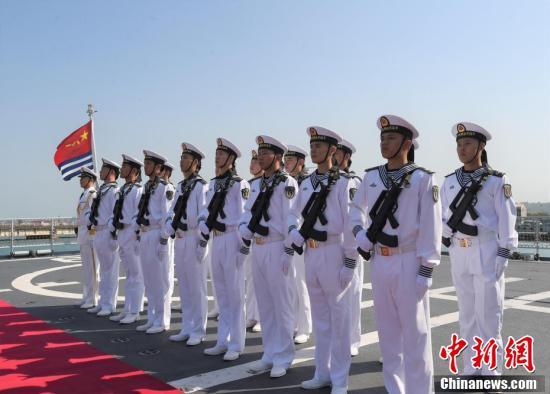 中国海军第三十批护航编队官兵。 本文图自中新网
