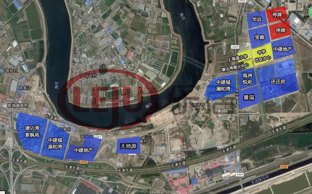 从天地源塘沽湾地块规划草案公示 看塘沽湾的全面启动!