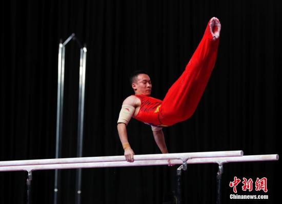 资料图：肖若腾在比赛中 中新社记者 刘关关 摄