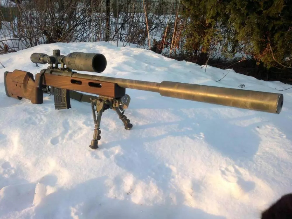 战斗民族12.7消音炮狙诞生!一篇看懂消音器工作原理|轻武专栏