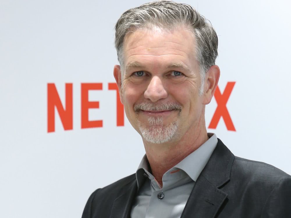 据外媒报道,流媒体视频公司netflix ceo里德-哈斯廷斯(reed hastings)