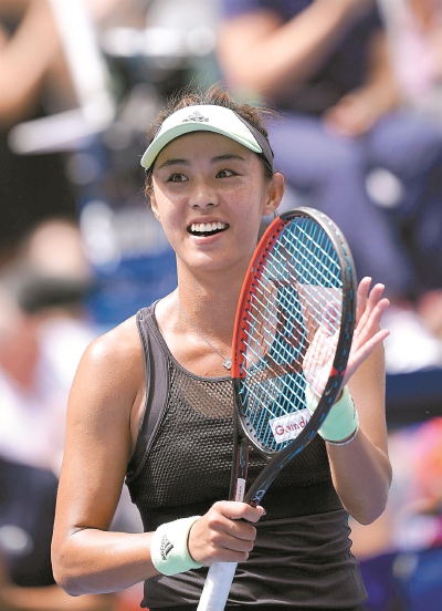 闯入美网女单八强王蔷创个人大满贯最佳战绩