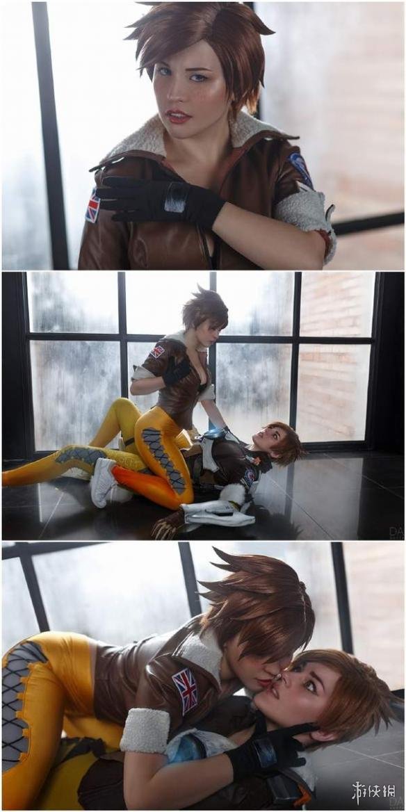 姬情无限狂秀恩爱!《守望先锋》双猎空百合向cos