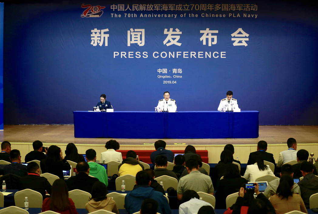 海军新任新闻发言人亮相 曾经担任运城舰舰长(图)