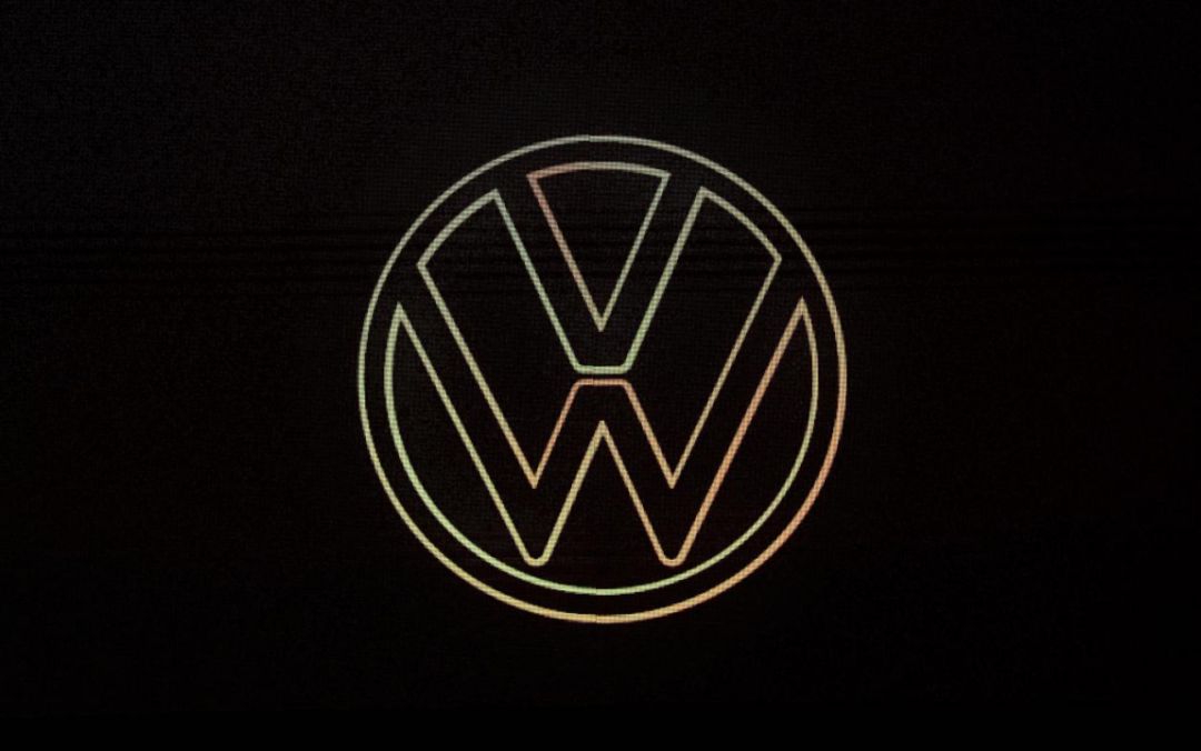 这是大众的新logo记住了