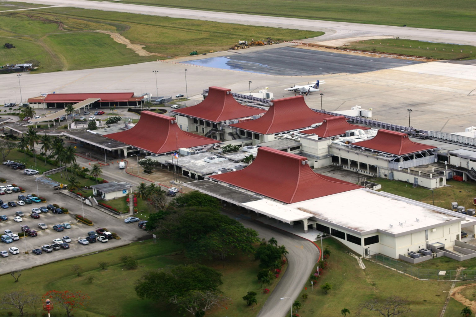 资料图 塞班岛国际机场俄罗斯外交部上周六1月5日表示,已通过他的家人