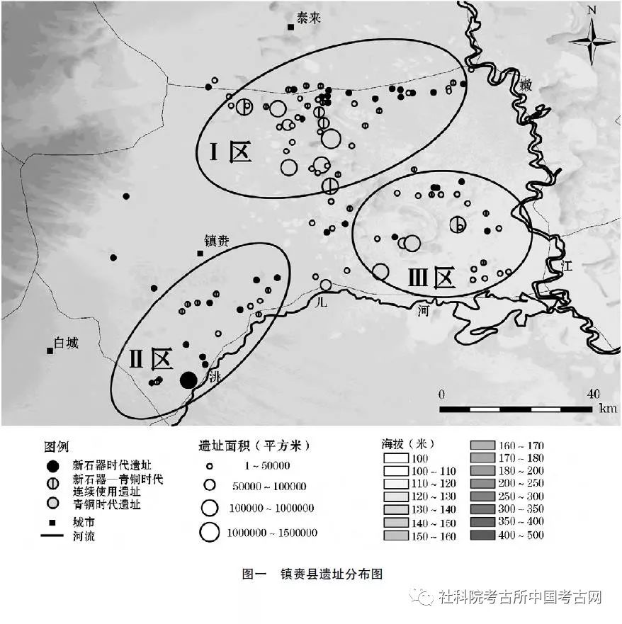 基于gis 的镇赉县新石器时代和青铜时代遗址分布初探