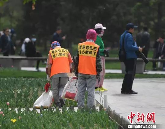  资料图 环卫工人正在清扫 图文无关 张瑶　摄