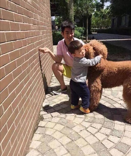 嗯哼和狗狗"骆驼"争宠几年不曾停歇 互动逗趣表情呆萌