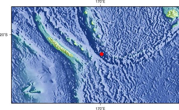 9月11日3时31分洛亚蒂群岛地区发生6.1级地震