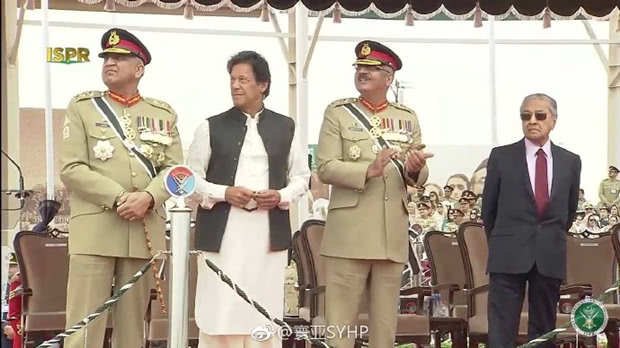 巴基斯坦国庆阅兵 歼10压轴|巴基斯坦|伊姆兰|八