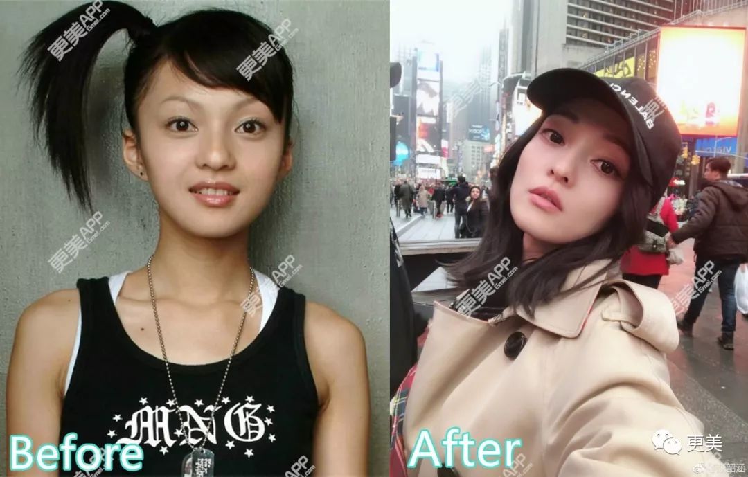 小编拿出张韶涵现在和刚出道时的照片对比,除了眼神里多了几分成熟以