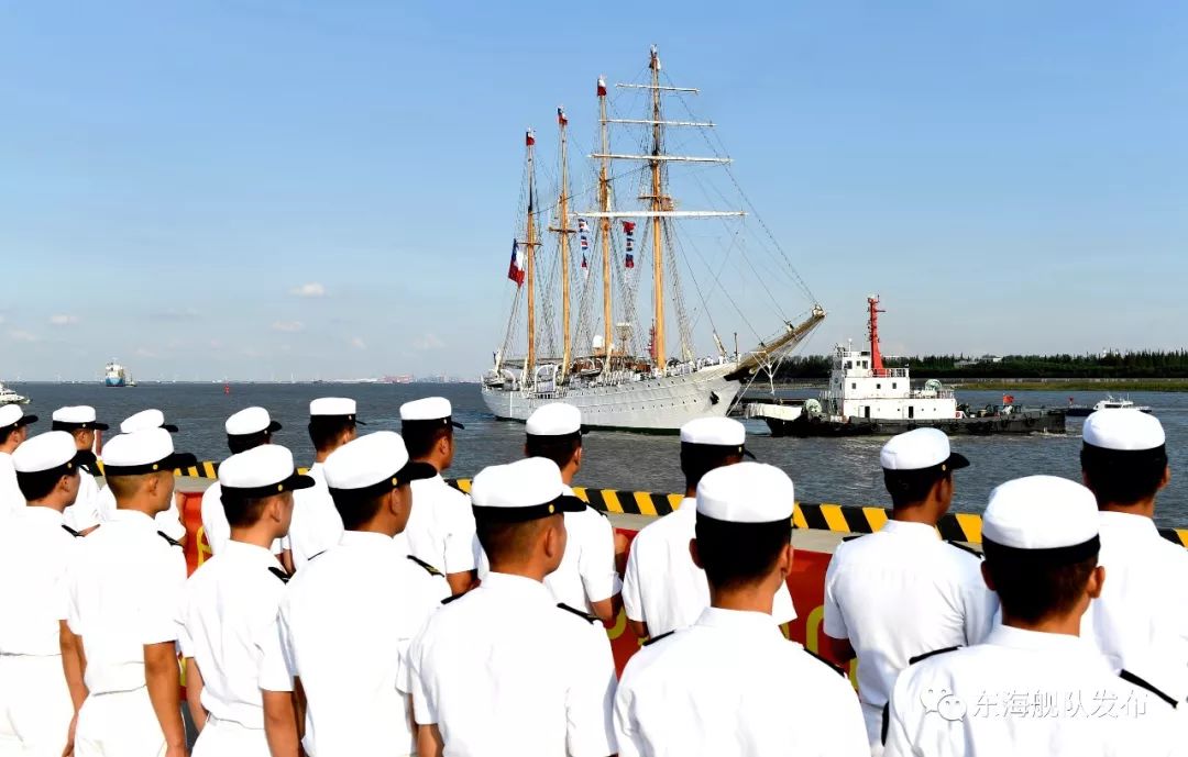 第9次!智利海军"艾丝美拉达"号风帆训练舰访问上海