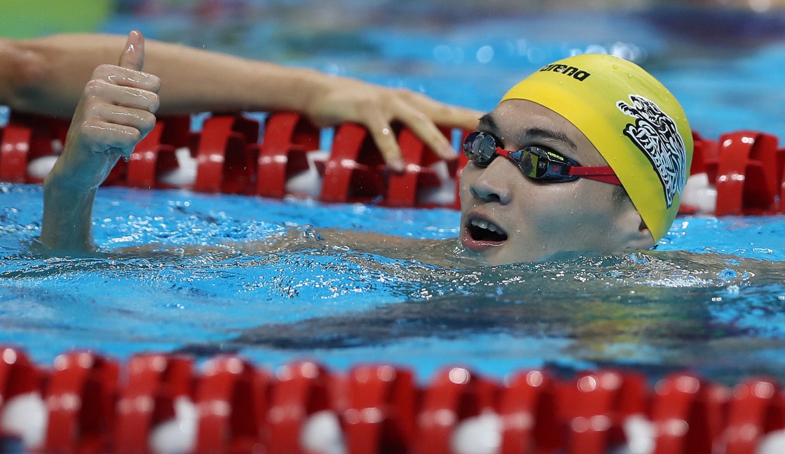 徐嘉余生日夺冠,获男子100米仰泳金牌破亚运记录