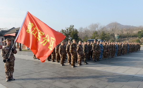 数九寒冬练兵忙