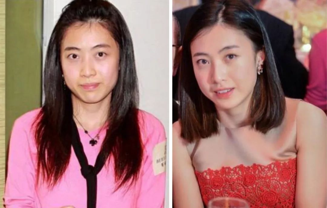 我使用甘比的照片,并不是因为她傍富成功,而是,她不算天然底子好,还有