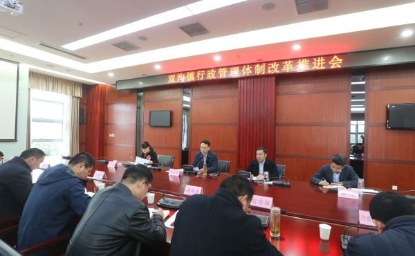 泗洪县部署推进双沟镇行政管理体制改革工作