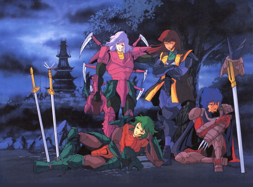 四个魔将是来自于战国时期的地方领主.