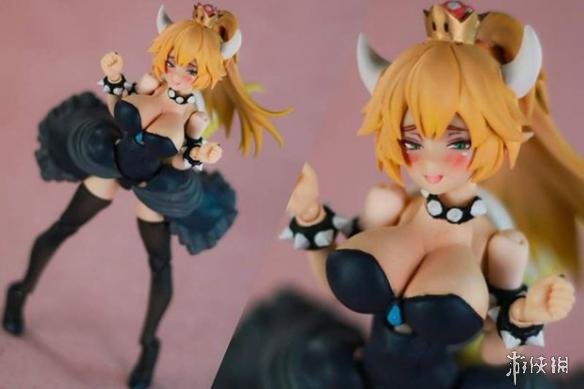 神人自制库巴姬幽灵姬可动模型表情娇羞乳量惊人