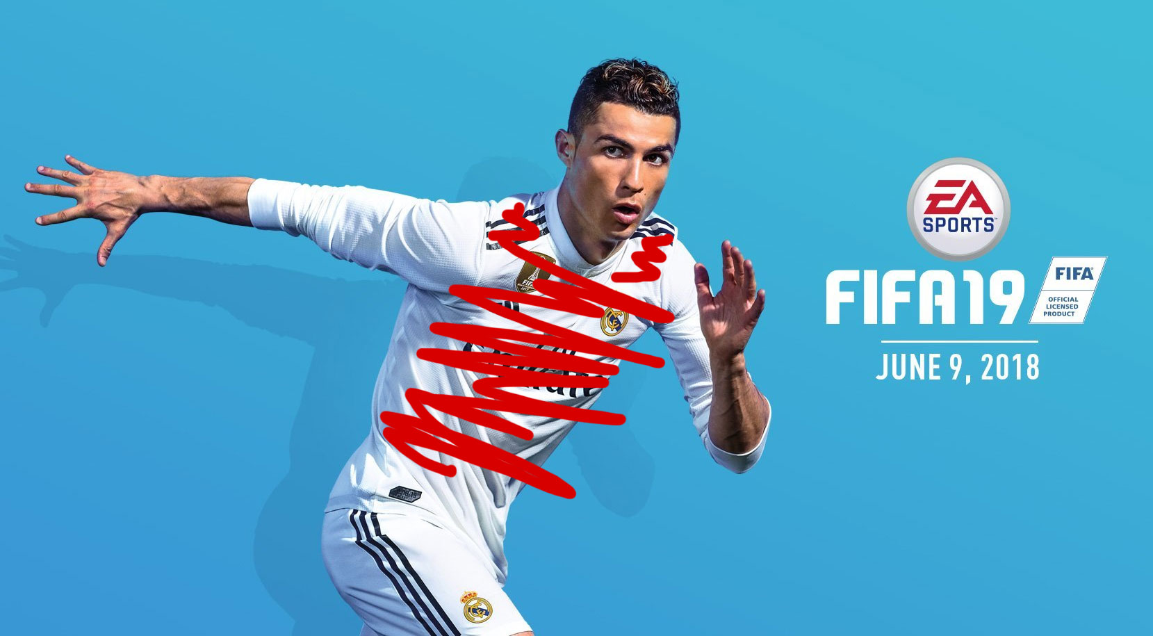 《fifa 19》新版封面出炉 c罗转会ea果断选择p图