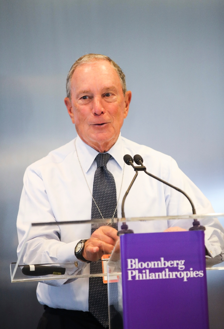 美国纽约前市长迈克尔·布隆伯格.