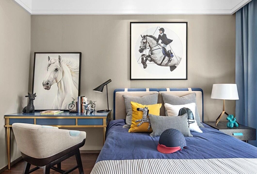 153平的现代轻奢风格，看见的人都照这样装修了