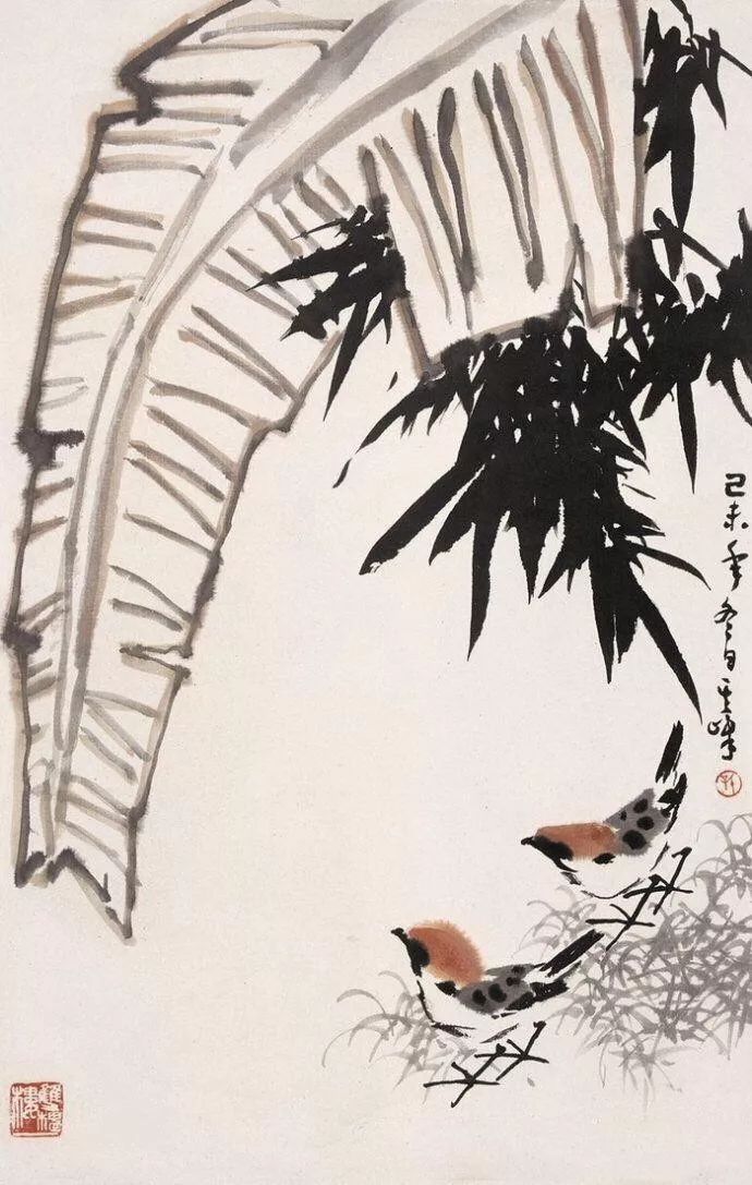 名家画的小麻雀你喜欢那一只